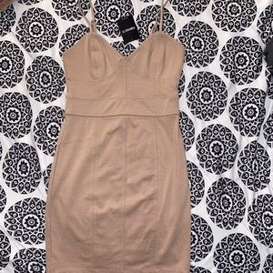 Forever 21 Taupe Bodycon Dress